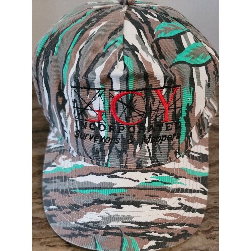 GCY Incorporated Surveyors & Mappers Camo Snapback Hat